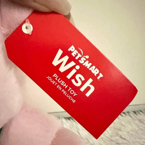 NWT-Pink Plush Pig Dog Toy - Picture 2 of 2